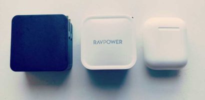 UMPC用の充電器はコレ！【RAVPower 61W急速充電器「RP-PC112」】プラグ折り畳みで小さい！軽い！ポケットに入る！
