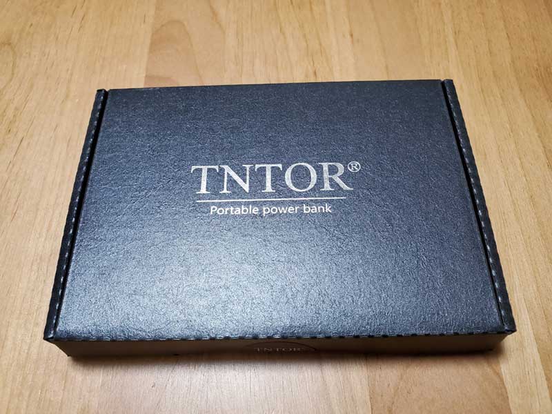 TNTOR USB-Cケーブル内蔵モバイルバッテリー開封の儀